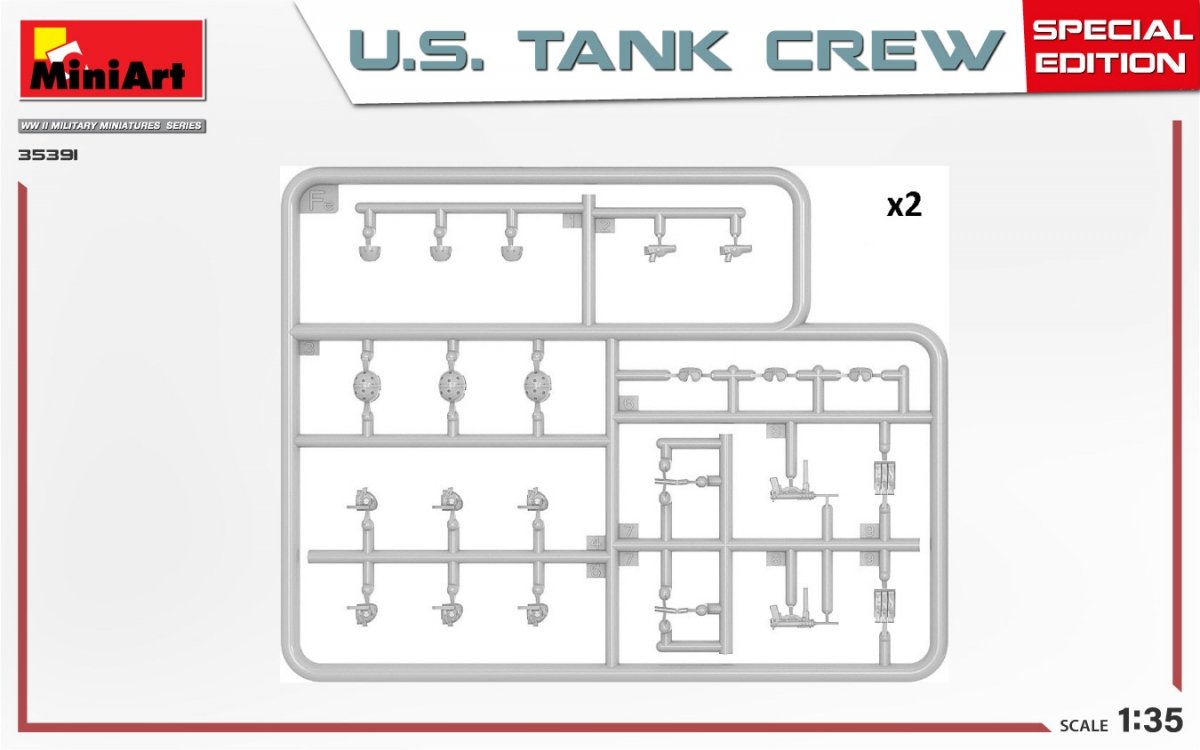 MiniArt 35391 U.S. TANK CREW. SPECIAL EDITION 1/35 – immagine 5