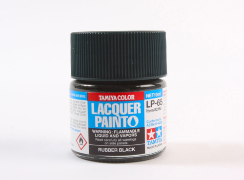 Tamiya 82165 LP-65 Rubber black 10 ml – imagen 3