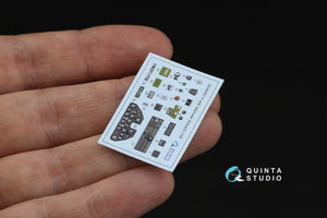 Quinta Studio QD48587 P-40E Warhawk 3D-Printed &amp;amp; coloured Interior on decal paper (Eduard) 1/48 – Bild 4