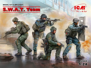 ICM DS2401 Équipe SWAT (4 figurines) 1/24