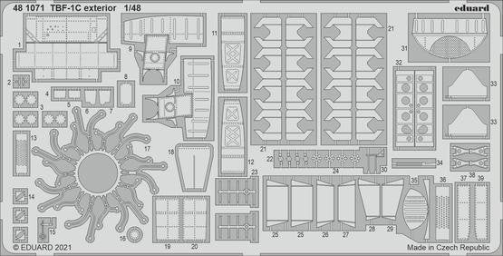 Eduard BIG49315 TBF-1C ACADEMY 1/48 – zdjęcie 2