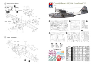 Hobby 2000 72065 Consolidated PBY-5A Catalina ETO ( Academy + CARTOGRAF + MASKI) 1/72 – zdjęcie 3