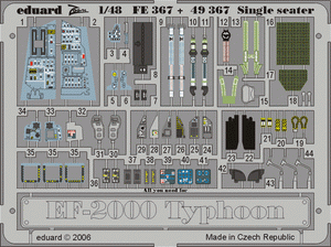 Eduard BIG4952 EF-2000 TYPHOON Single Seater 1/48 REVELL – image 4