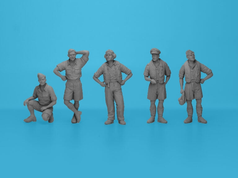 ICM 48080 RAF Pilots in Tropical Uniforms (1941-1945) 1/48 – imagen 4