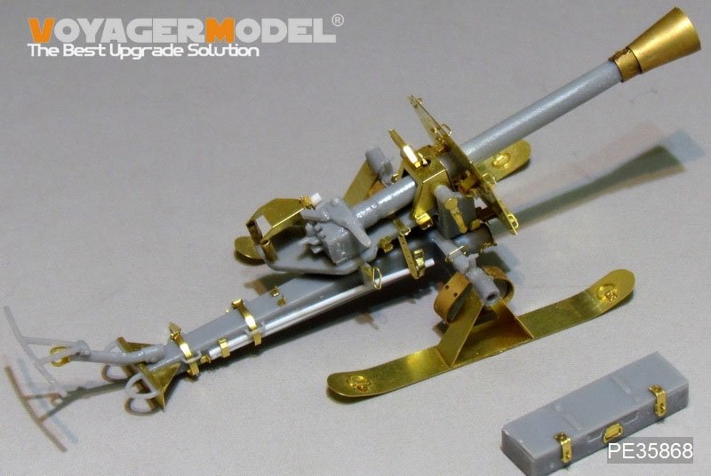 Voyager Model PE35868 WWII German 88mm Raketenwerfer43 PUPPCHEN sled versio for DRAGON 1/35 – imagen 8