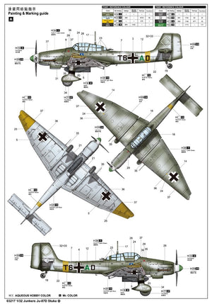 Trumpeter 03217 Junkers Ju-87D Stuka – imagen 4