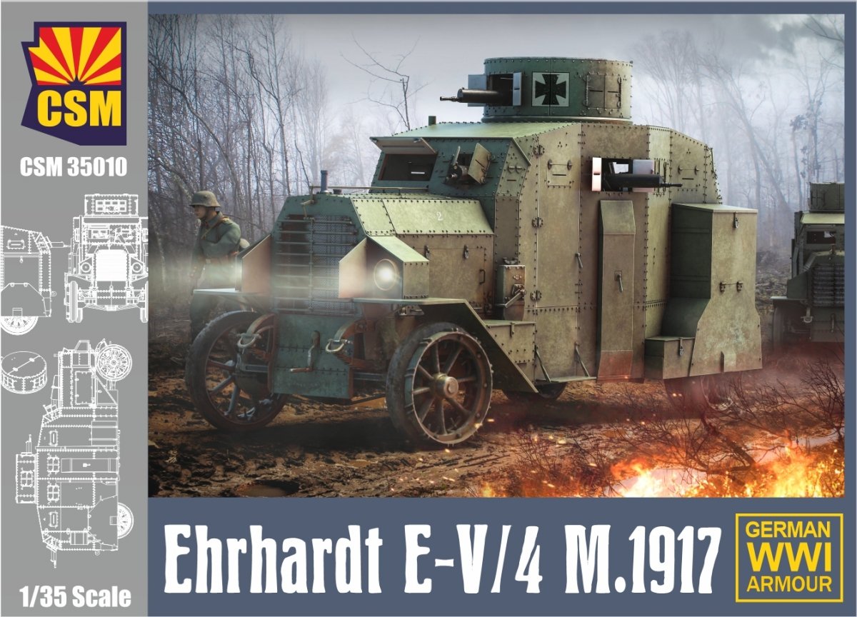 Copper State Models 35010 Ehrhardt E-V/4 M.1917 ( ZAWIERA POLSKIE KALKI ) 1/35