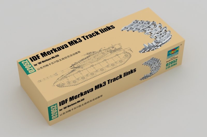 Trumpeter 02052 Maillons de chenille du Merkava Mk3 de l&amp;#39;IDF (1/35)