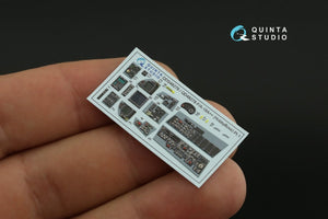 Quinta Studio QDS-48278 F/A-18А++ 3D-Printed &amp;amp; coloured Interior on decal paper (HobbyBoss)(Small version) 1/48 – imagen 4