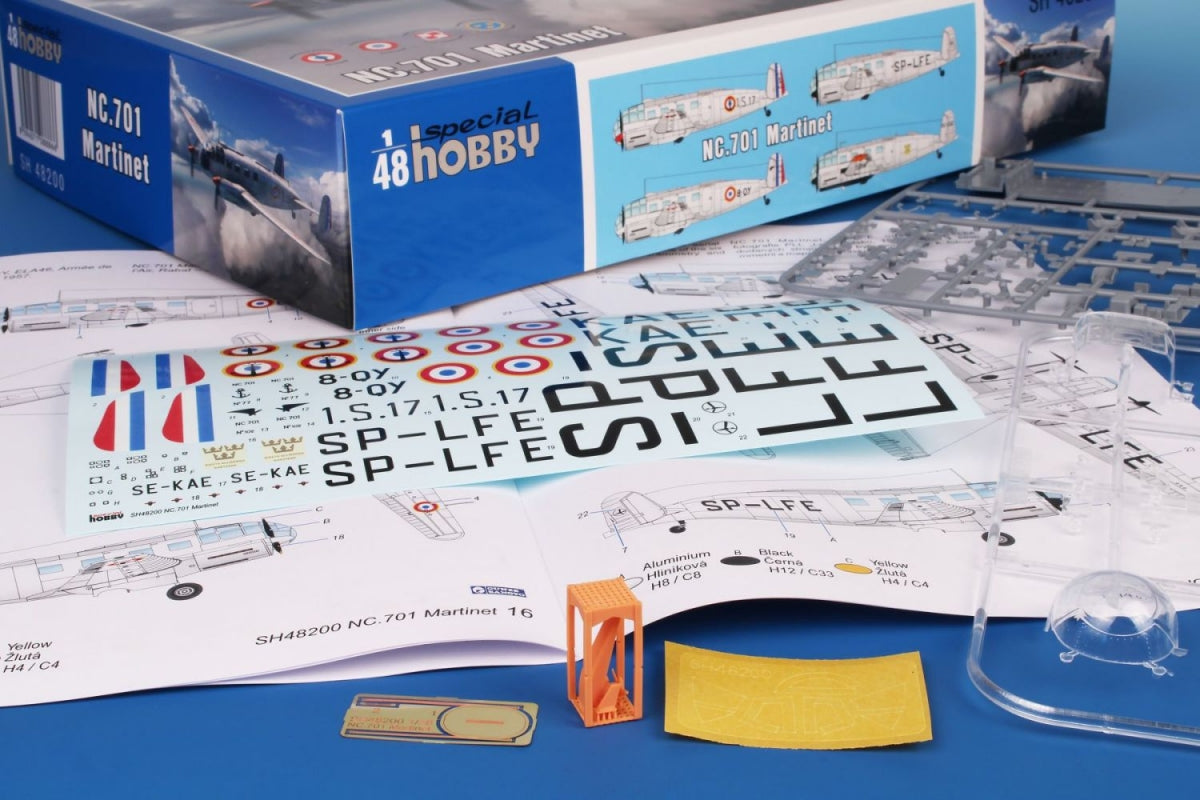 Special Hobby 48200 SNCAC NC.701 Martinet 1/48 – imagen 4