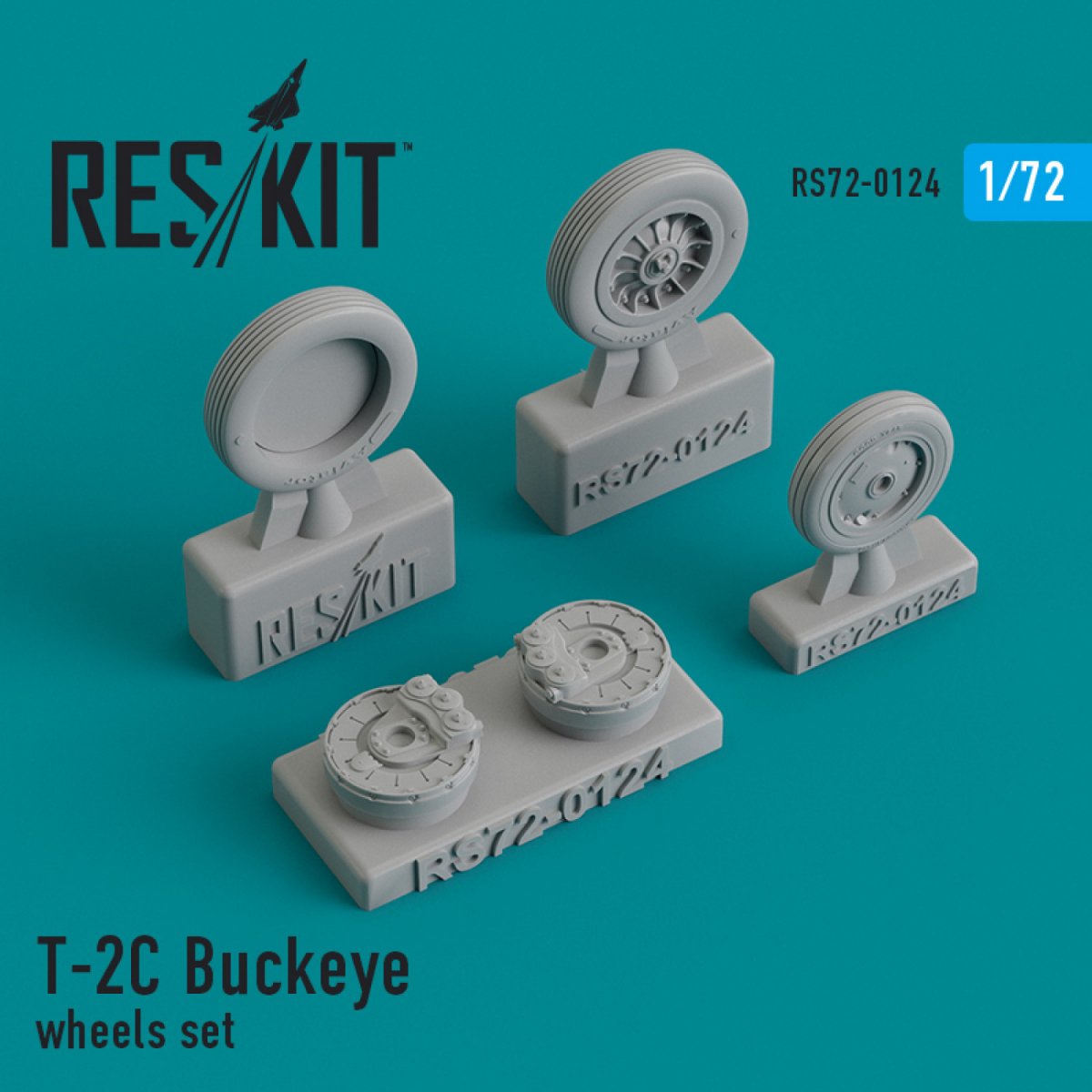 RESKIT RS72-0124 T-2C &amp;quot;BUCKEYE&amp;quot; WHEELS SET 1/72