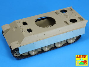Aber 25011 Side skirts for Panther G/Jagdpanther 1/25 – Bild 3