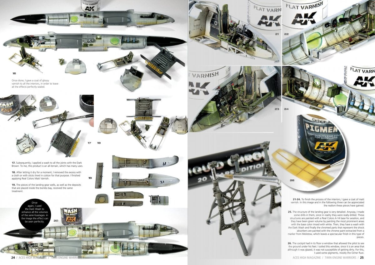AK Interactive AK2929 ACES HIGH 14: TWIN-ENGINE WARRIORS (English) – imagen 6