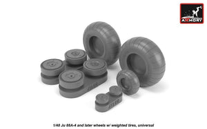 Armory Models AW48202 Junkers Ju 88 (roues tardives avec pneus lestés) 1/48