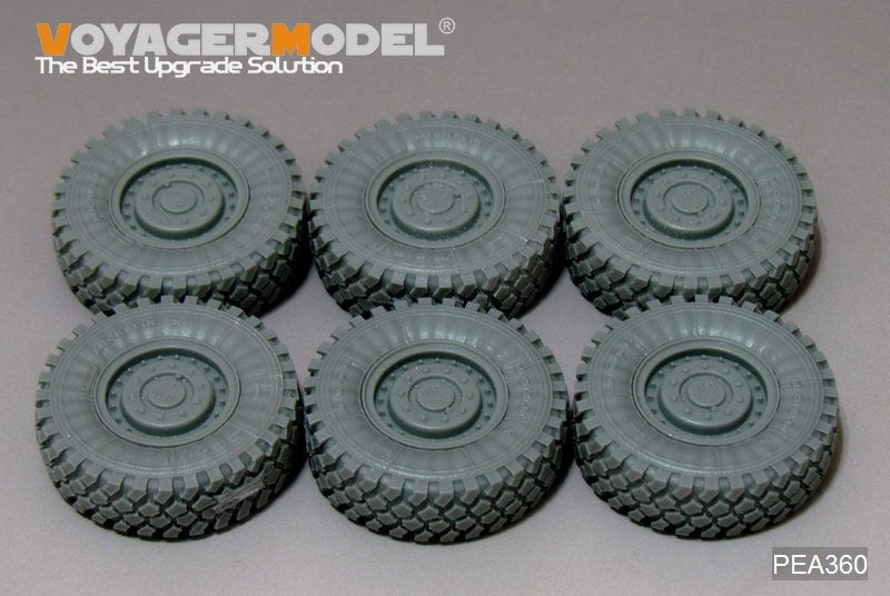 Voyager Model PEA360 Modern US COUGAR 6X6 MRAP Road Wheels Ver.A (6PCESS) 1/35 – imagen 3