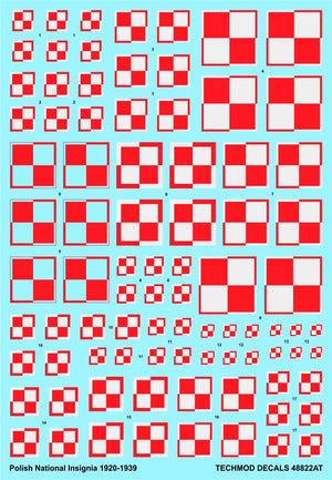 Techmod 48822 Polish National Insignia 1920-39 1/48