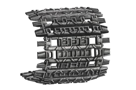 Trumpeter 02049 E-100 Track links (Workable) for German E-100 1/35 – Bild 3