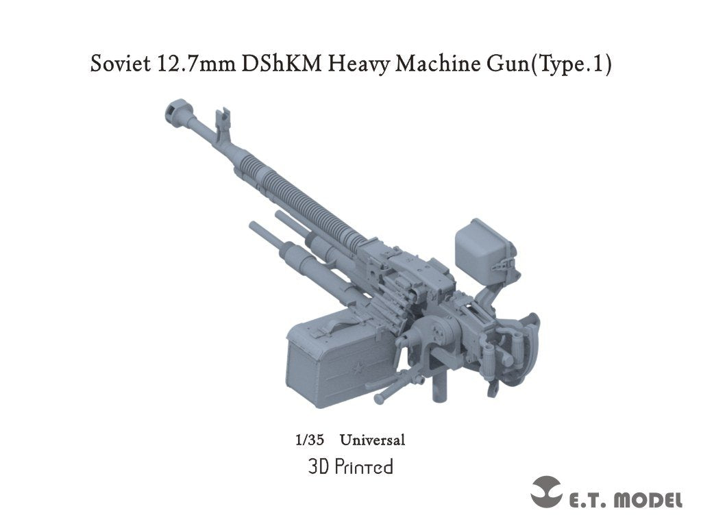Maquette ET P35-232 Mitrailleuse lourde soviétique DShKM de 12,7 mm (Type 1) (Impression 3D) 1/35