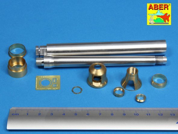 Aber 16L-05 Lufa 88 mm KwK 36 L/56 do czołgu Tiger I z wczesnej produkcji / German 88 mm KwK 36 L/56 Tiger I Early Barrel 1/16 – immagine 2