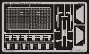 Eduard 35595 Schurzen mesh Pz. IV Ausf. J 1/35 Tamiya – Bild 2