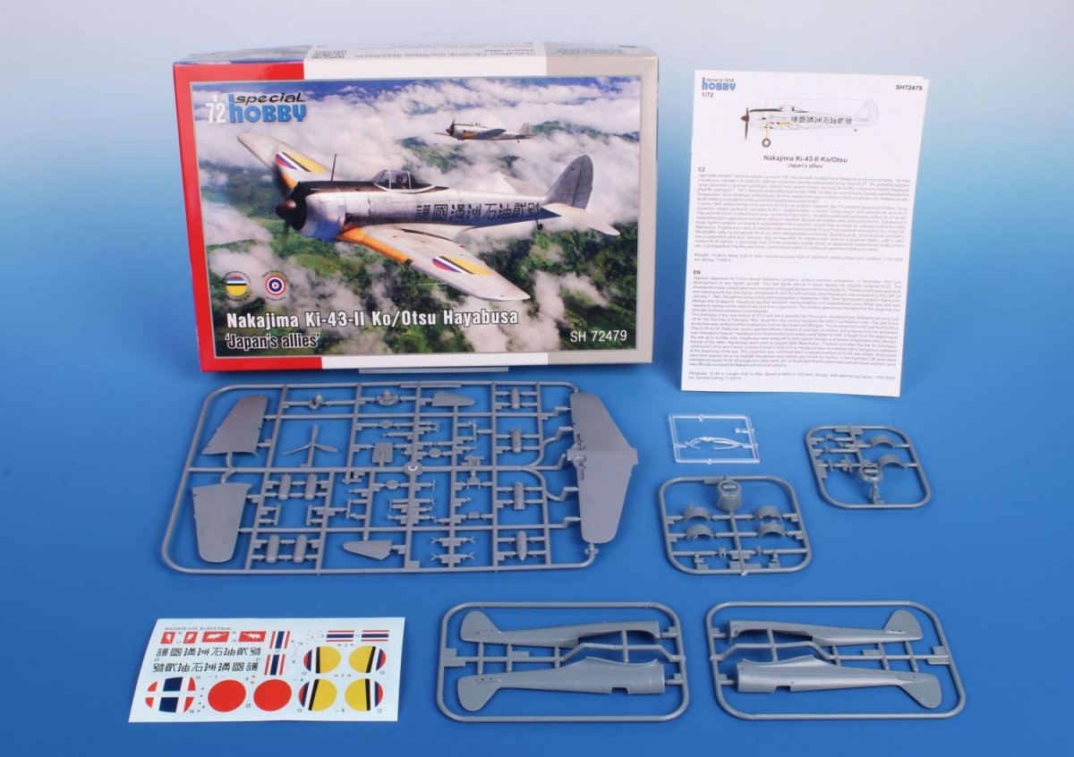 Special Hobby 72479 Nakajima Ki-43-II Ko/Otsu Hayabusa &amp;#39;Les alliés du Japon&amp;#39; 1/72 – image 2