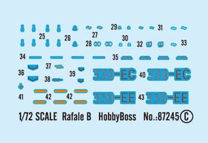 Hobby Boss 87245 French Dessault Rafale B 1/72 – imagen 7