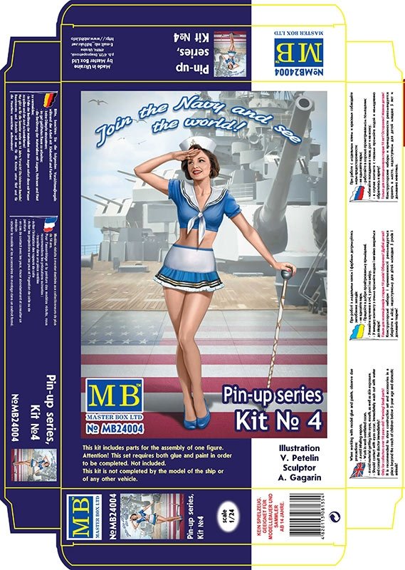 Master Box 24004 Pin-up series Kit No. 4 Suzie 1/24 – zdjęcie 3