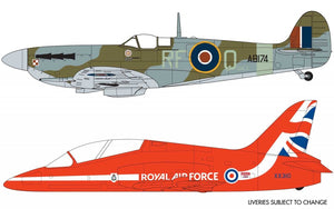 Airfix 50187 Supermarine Spitfire &amp;amp; RAF Red Arrows Hawk - Gift Set 1/72 – imagen 4