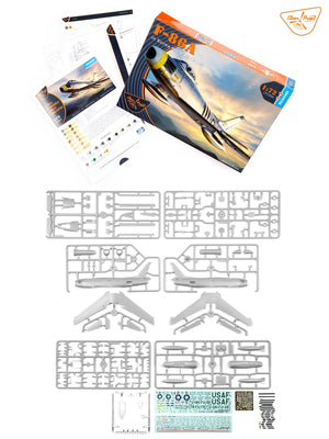 Clear Prop! CP72055 North American F 86 A Sabre in Korea - Early Variants (Advanced Kit) – zdjęcie 3