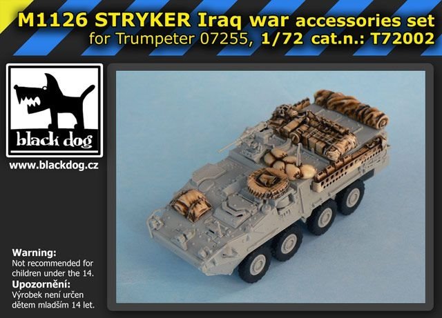 Black Dog T72002 M1126 STRYKER Iraq War for Trumpeter 07255 1/72 – imagen 6