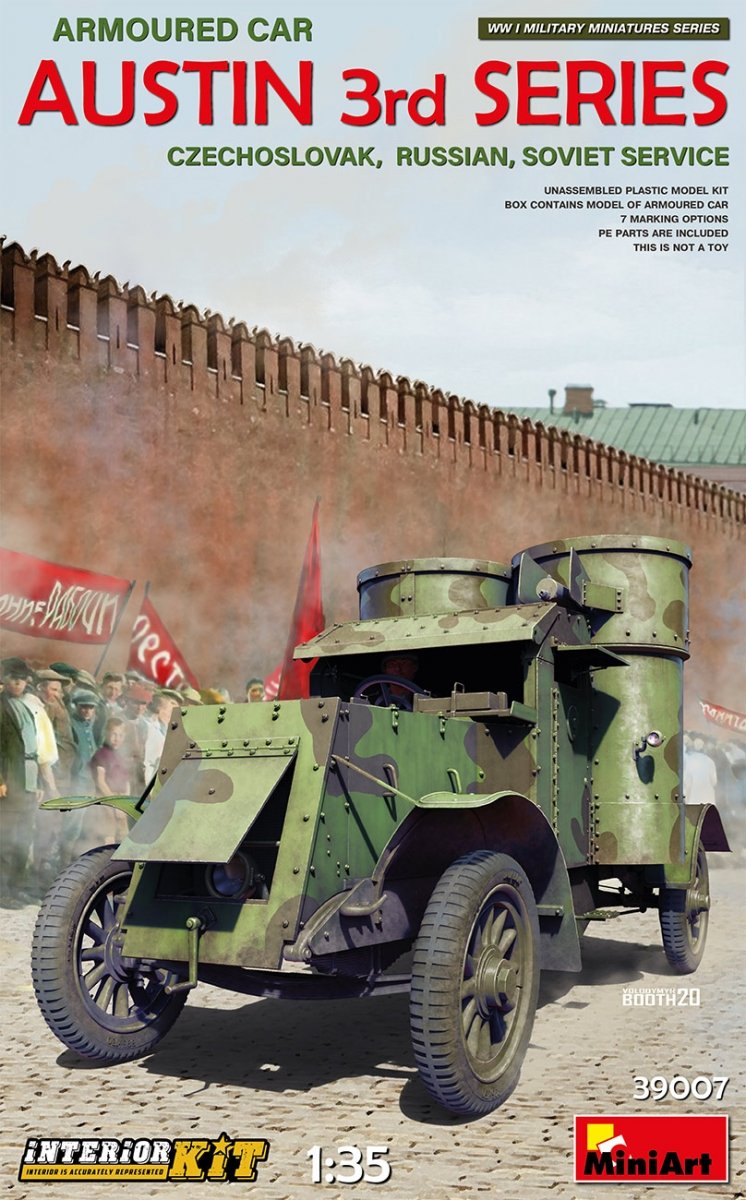 Miniart 39007 Voiture blindée Austin 3e série. Échelle 1/35