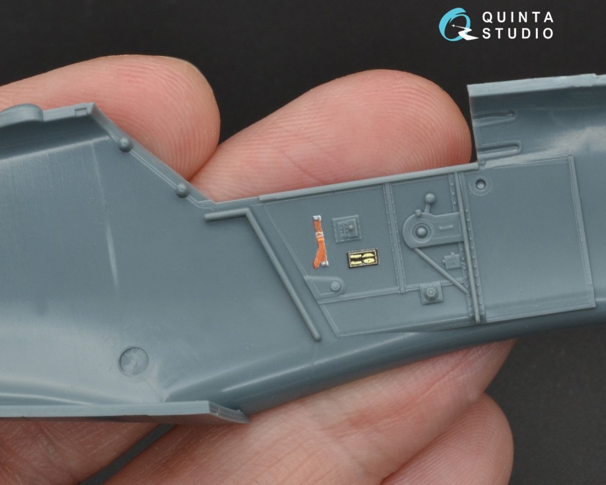 Quinta Studio QD48094 Bf 109G-6 3D-Printed &amp;amp; coloured Interior on decal paper (for Eduard kit) 1/48 – imagen 5