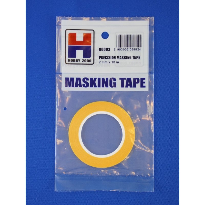 Ruban de masquage de précision Hobby 2000 80003, 2 mm x 18 m