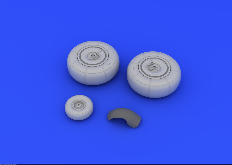 Eduard 672014 Ju 88 wheels late 1/72 (REVELL) – immagine 3