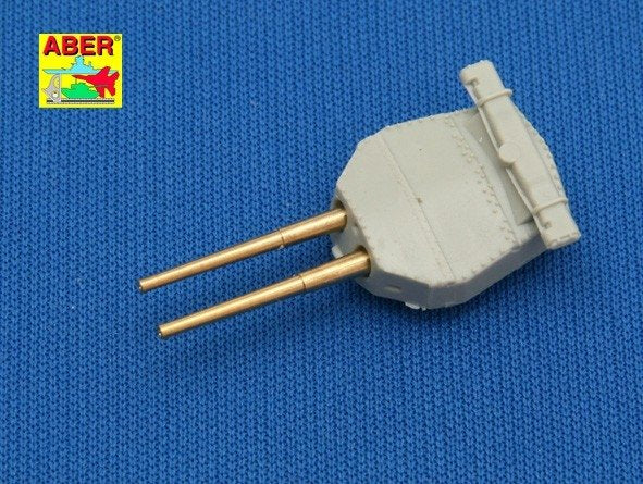 Aber 1/700L-08 Ensemble de 8 canons de 381 mm de long pour tourelles sans protection anti-explosion, navires Hood 1/700 – image 2