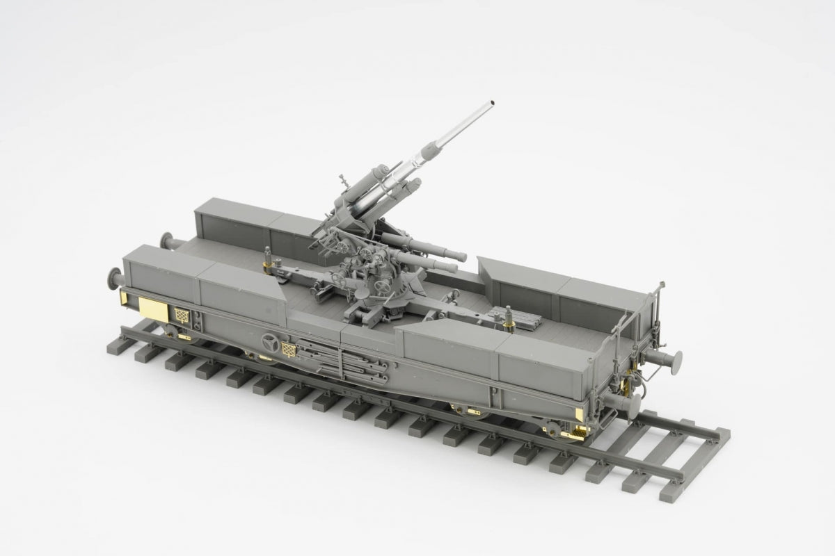 Border Model BT-044 German 88mm Gun Flak 36 w/SSys Wagon 1/35 – imagen 3