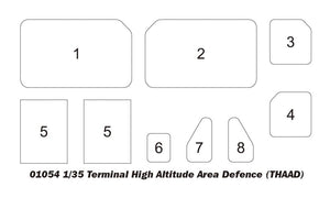 Trumpeter 01054 Terminal High Altitude Area Defence THAAD 1/35 – immagine 4