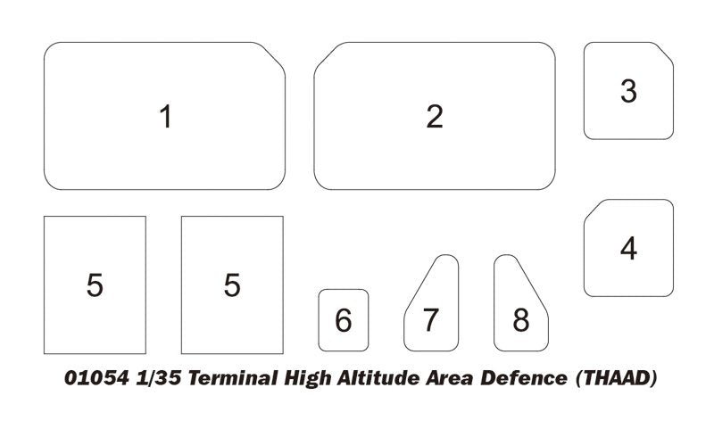 Trumpeter 01054 Terminal High Altitude Area Defence THAAD 1/35 – immagine 4