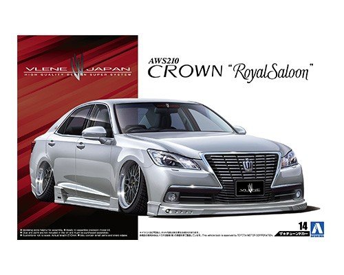 Aoshima 00855 VLENE AWS210 CROWN ROYALSALOON G '12 (TOYOTA) 1/24
