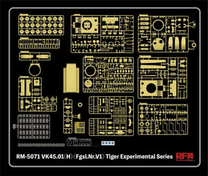 Rye Field Model 5071 VK45.01(H) (Fgsl.Nr.V1) Tiger Experimental Series 1/35 – imagen 4