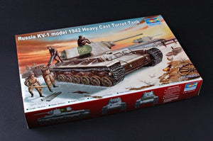 Trumpeter 00359 Russia KV-1 model 1942 Heavy Cast Turret Tank 1/35 – imagen 9