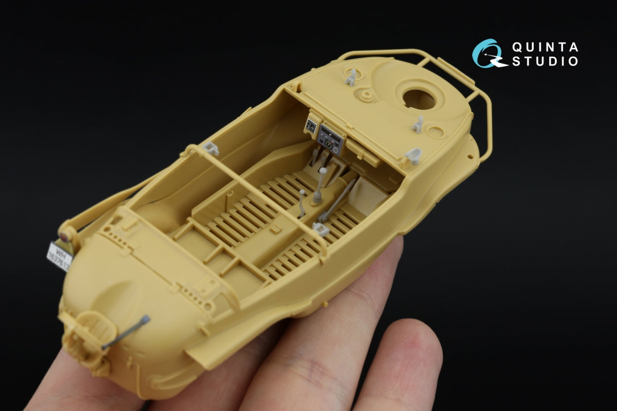 Quinta Studio QD+35145 Schwimmwagen Type 166 3D-Printed &amp;amp; coloured Interior on decal paper (Tamiya) (with 3D-printed resin parts) 1/35 – imagen 11