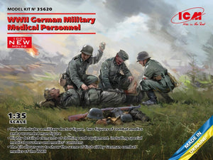 ICM 35620 Personnel médical militaire allemand de la Seconde Guerre mondiale, échelle 1/35