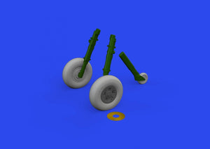 Eduard 624004 Spitfire Mk. IX wheels 5spoke AIRFIX 1/24 – immagine 2