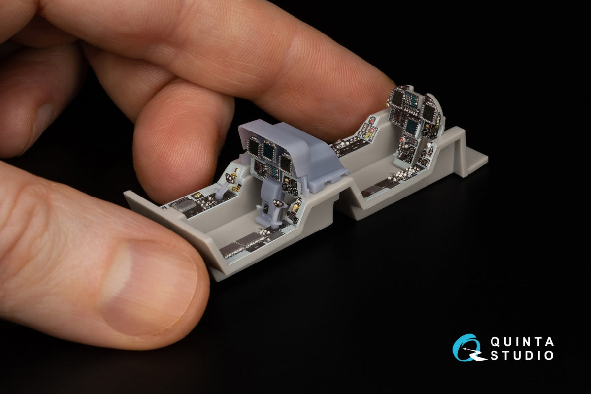 Quinta Studio QD+48347 FA-18D late 3D-Printed coloured Interior on decal paper (Hasegawa) (with 3D-printed resin parts) 1/48 – imagen 9