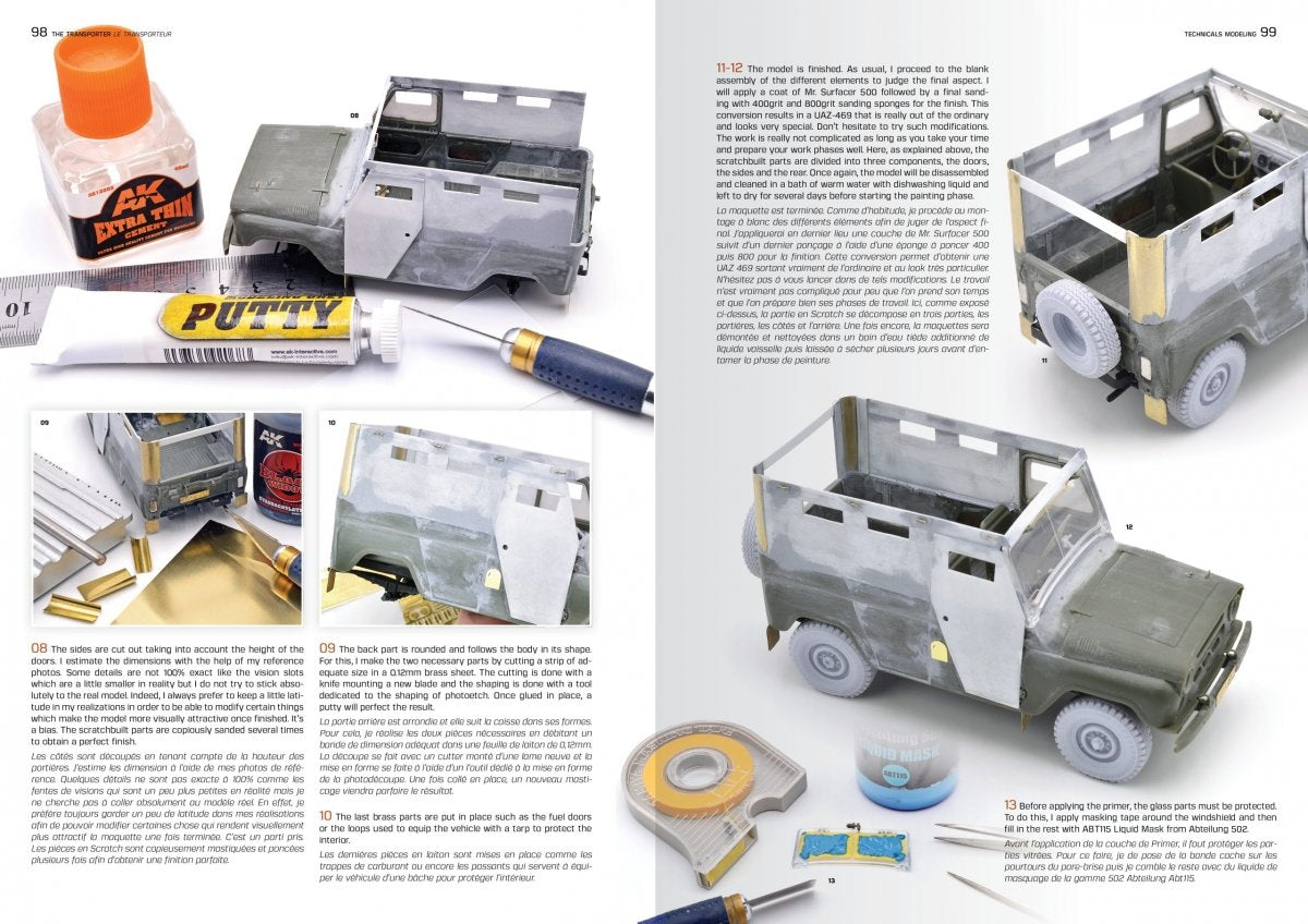 AK Interactive AK130004 TECHNICALS – MAX LEMAIRE EN/FR – immagine 5