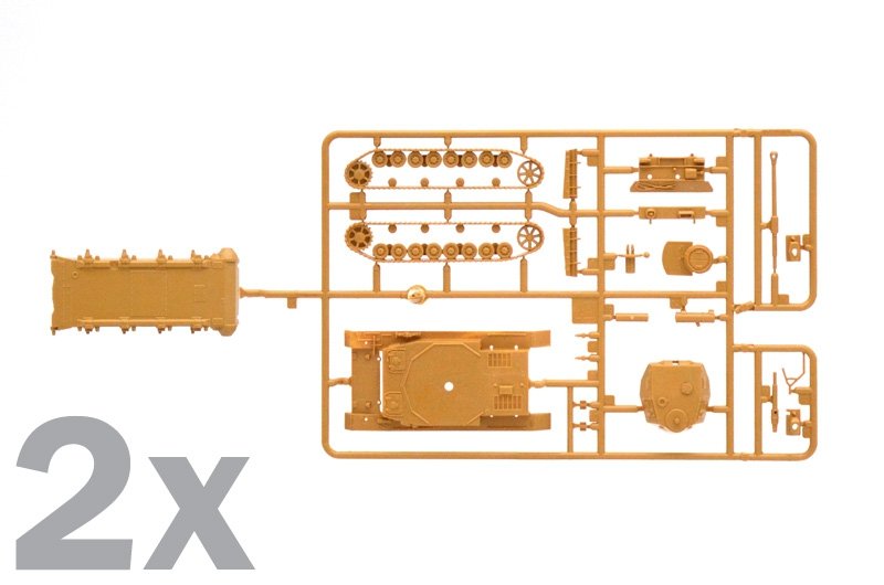 Italeri 7514 SD. KFZ. 161 PZ. KPFW. IV AUSF.F1/F2 1/72 – immagine 4