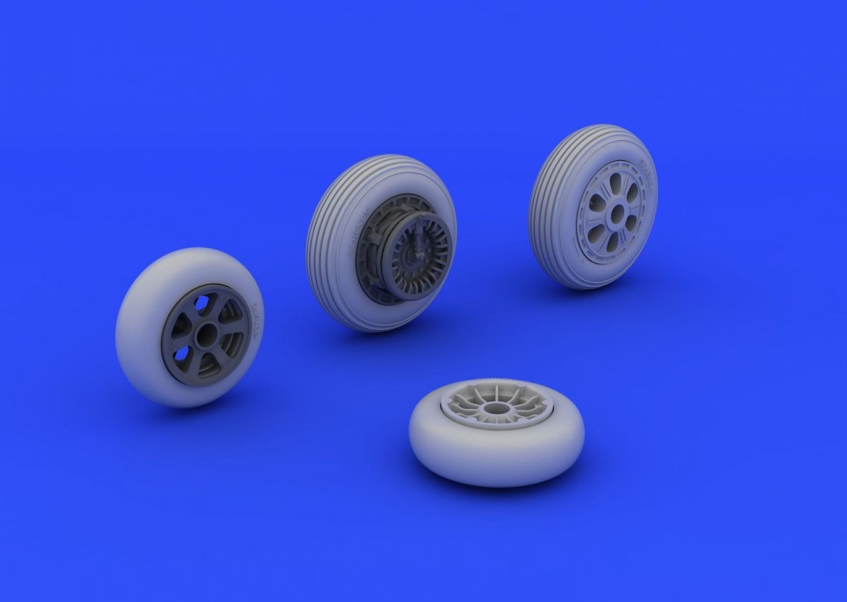 Eduard 648235 F-86F wheels 1/48 (HASEGAWA) – imagen 3