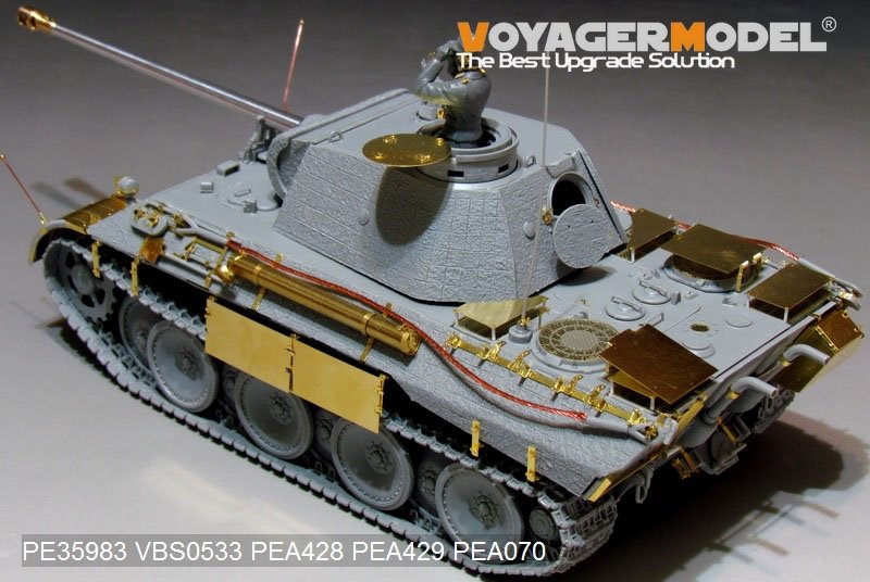 Voyager Model PE35983 WWII German Panther D Tank Late version Basic For TAKOM 2104 1/35 – imagen 12