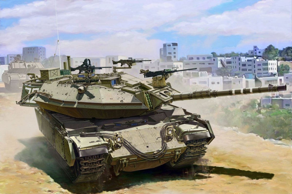 Meng Model TS-040 Israel Main Battle Tank Magach 6B Gal Batash 1/35 – zdjęcie 5